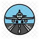 Runway Airfield Landing Icon