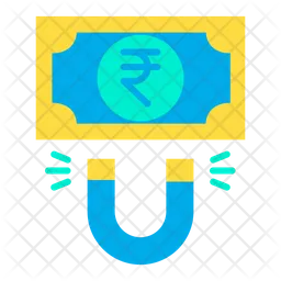 Rupees attract  Icon