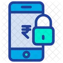 Mobile Password Lock Online Payment Security Icon