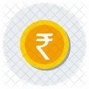 Rupias Moneda India Finanzas Icono