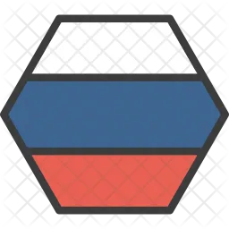 Rusia Flag Icono