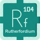 Rutherfordium Preodic Table Preodic Elements Icono