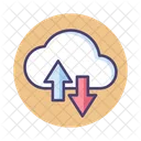 Msaas Saas Cloud Data Icon