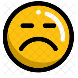 悲しい Emoji アイコン