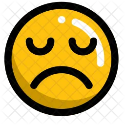 悲しい Emoji アイコン