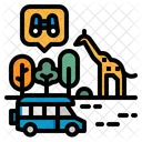 Safari Tour Car Icon