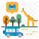 Safari Tour Car Icon