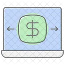 Safe Money Transfer Lineal Color Icon アイコン