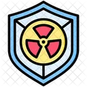 Safety Shield Radioactive Icon