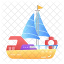 Sailboat Sloop Yacht Icon