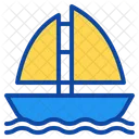 Ship Transport Transportation Sailboat Sea Sport Sail Icon