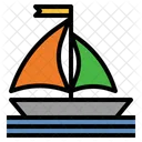 Sailing Boat Sailboat Icon