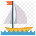 Sailing Water Storm Icon