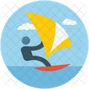 Boat Sailing Sea Icon