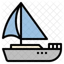 Sailing Boat Sea Icon