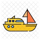 Sailing Boat Ship Icon