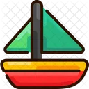 Sailing Boat Beach Sea Icon