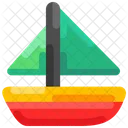 Sailing Boat Beach Sea Icon