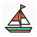 Sailling Boat Boat Ship Icon