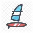 Sailing Surfing Sailing Boat Icon