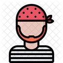 Sailor Bandana Beard Icon