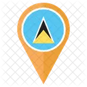 Saint Lucia Flag Icon