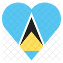 Saint Lucia Flag Icon