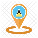 Saint Lucia Flag Icon