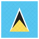 Saint Lucia Flag Icon