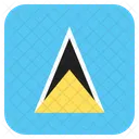 Saint Lucia Flag Icon