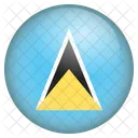 Saint Lucia Flag Icon