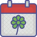 Saint Flower On Calendar  Icon