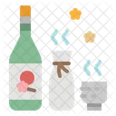 Sake Beverage Japanese Icon