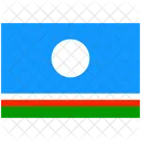 Flag Country Sakha Republic Icon