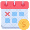 Salario Calendario Pago Icono