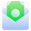 Salary Income Envelope Icon