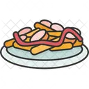 Salchipapa Hot Dog Icon