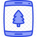 Christmas Tree Dual Ton Icon Icon