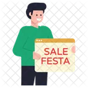 Sale Sale Festa Web Sale Icône