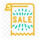 Sale Paper  Icon