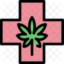 Medicina Cannabis Marihuana Icono