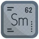 Samarium Chemistry Periodic Table Icono