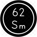 Samarium Periodic Table Chemistry Icon