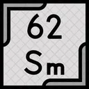 Samarium Periodic Table Chemistry Icon