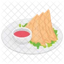 Samosas Fried Samosa Snack Food Icon