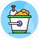 Sand Bucket Dust Icon