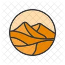 Sand Dune Desert Sandy Icon