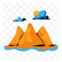 Sand Mountains Desert Mountains Mountains View Icon