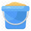 Mud Bucket Mud Container Sand Bucket Icon