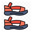 Footwear Fashion Slippers Icon